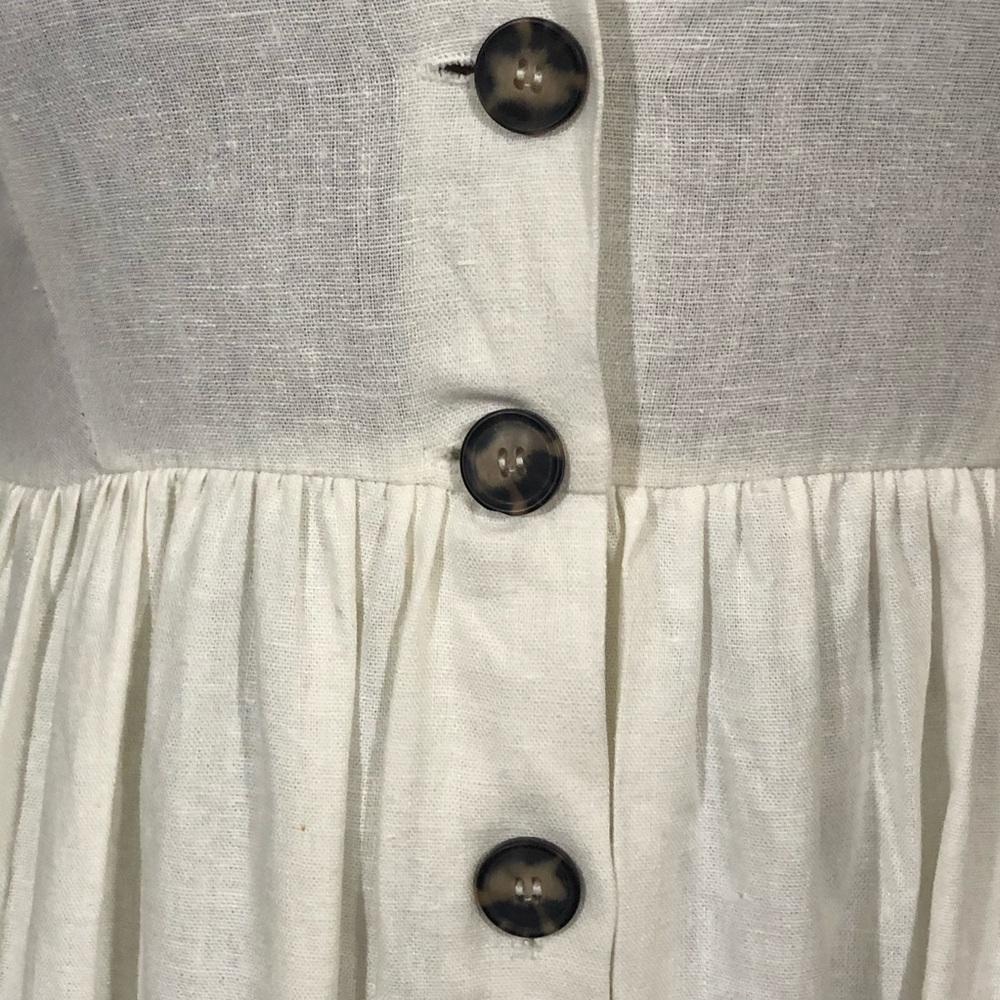 SZ L ZARA BUTTON DOWN DRESS - Picture 5 of 7